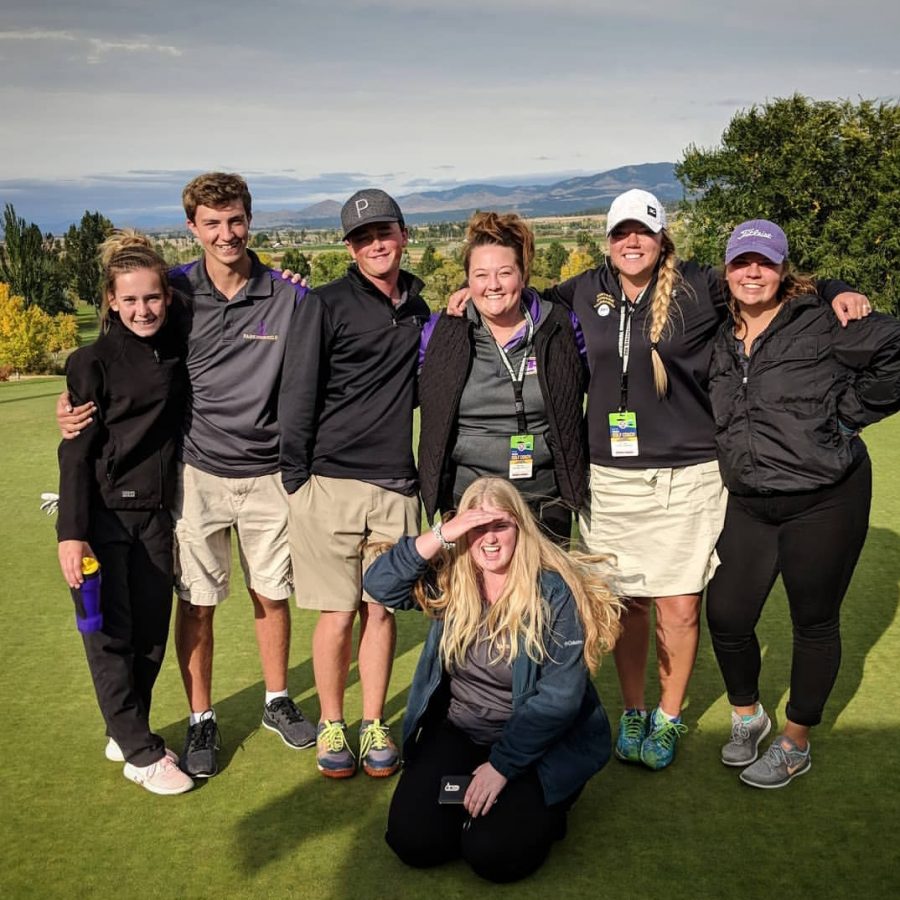 Park High golfers participate at this years state tournament.