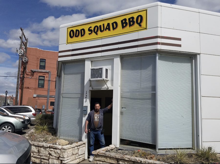 Gary Debban is renovating the old Key Insurance building into a BBQ restaurant,  to open next month.
